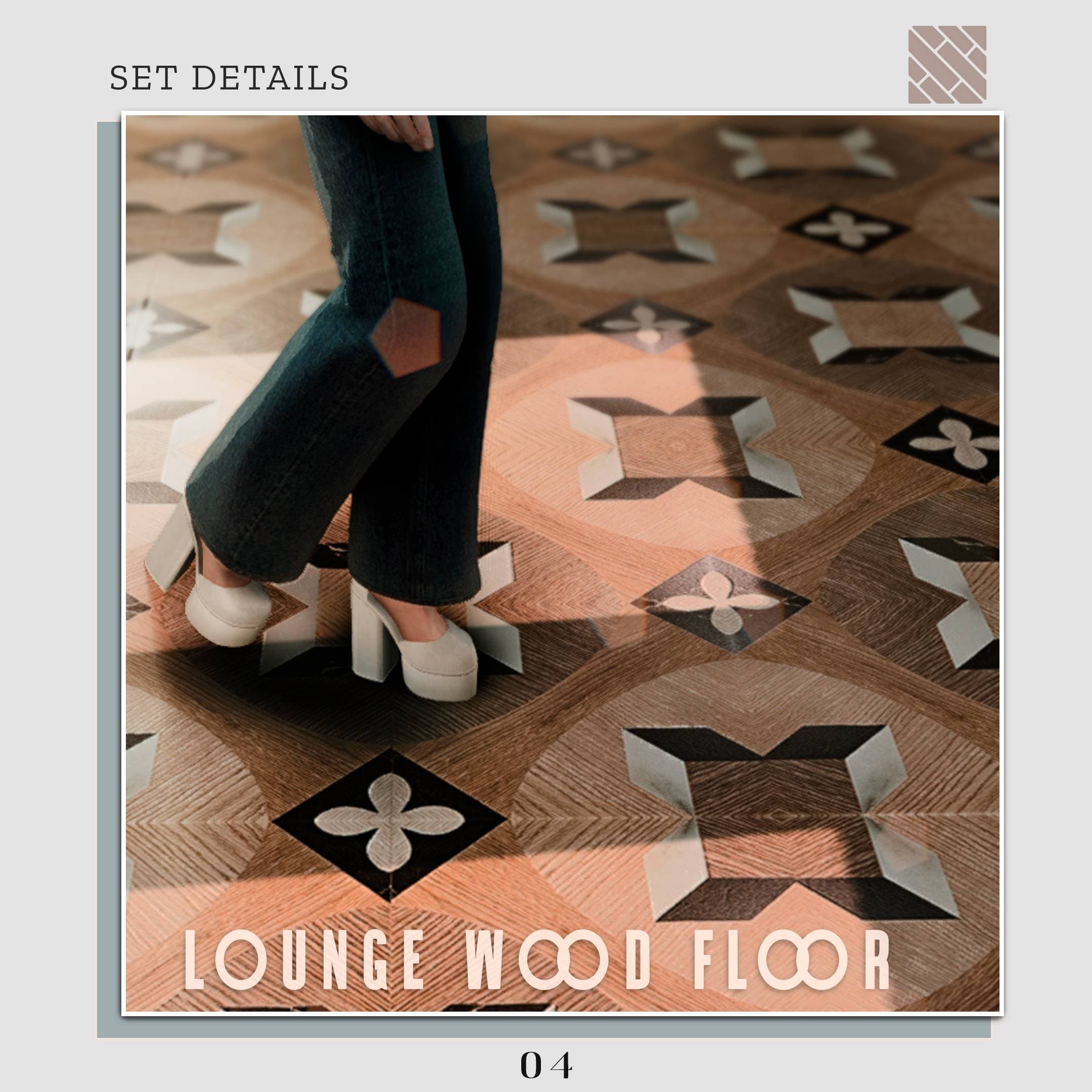 Галерея мода Набор напольных покрытий Crest Floor Collection P1 #2